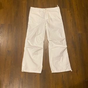 White Parachute Pants